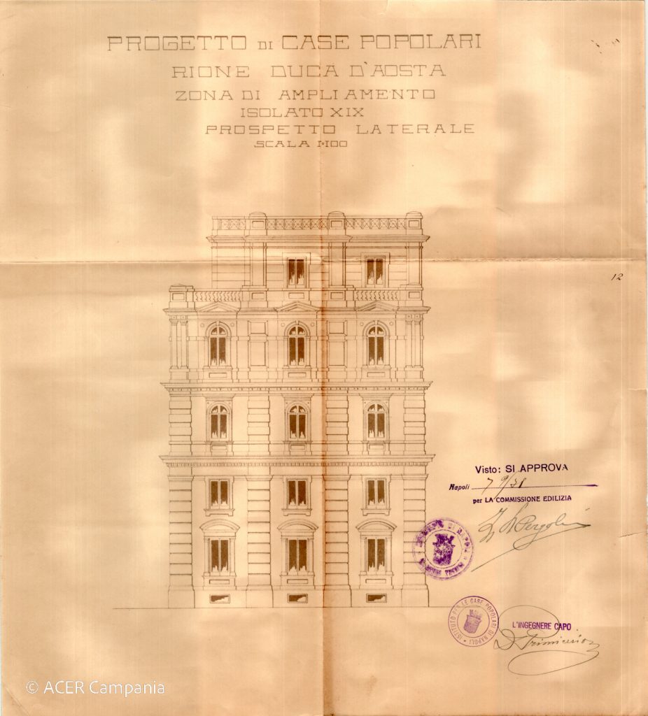 Rione Duca D’Aosta-Prospetto