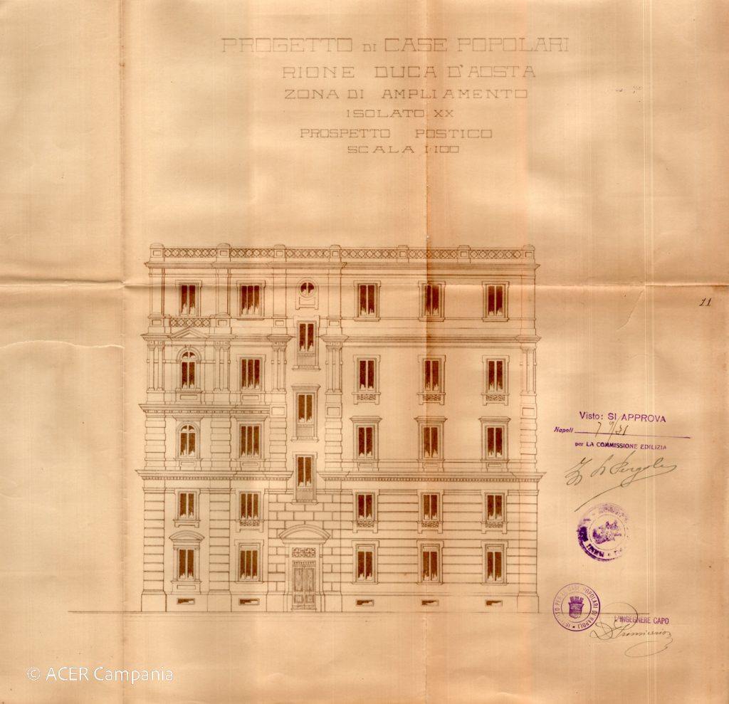 Rione Duca D’Aosta-Prospetto